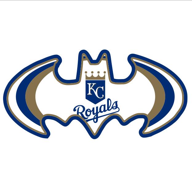 Kansas City Royals Batman Logo DIY iron on transfer (heat transfer)